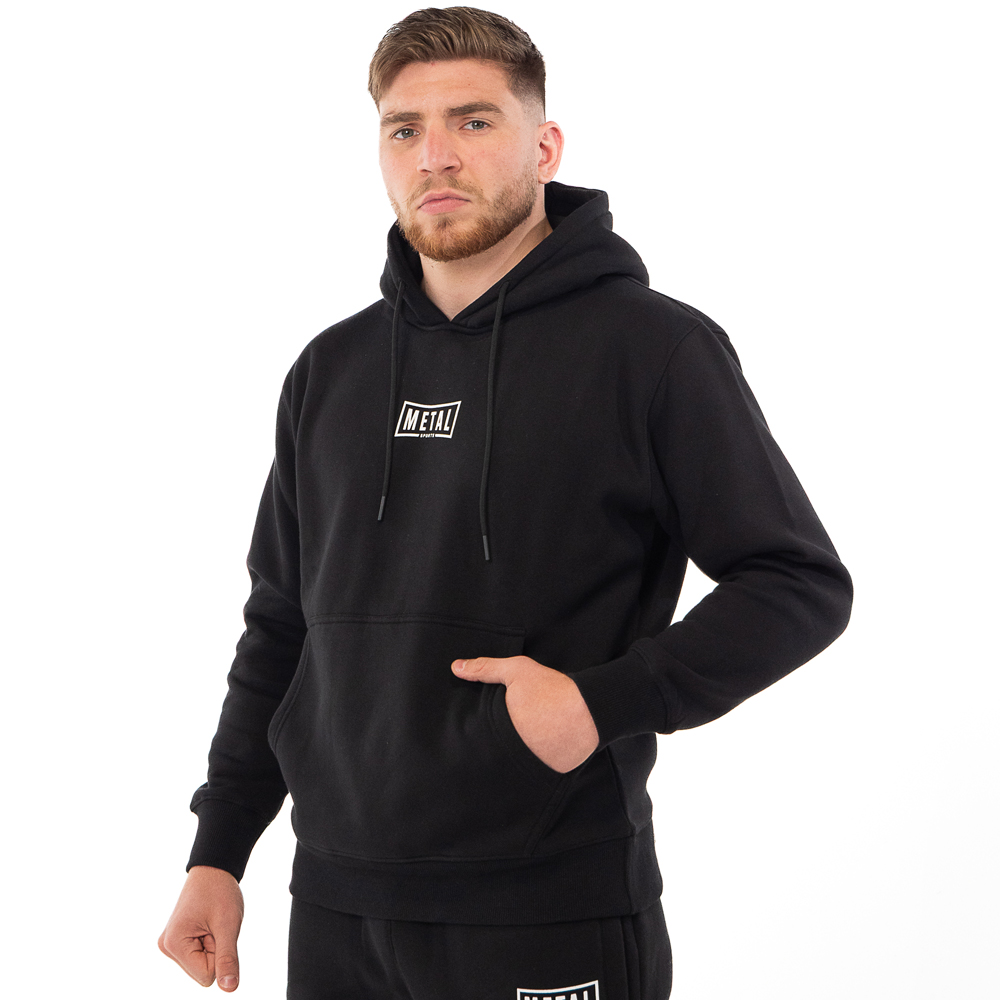 hoodie-a-capuche-metal-boxe-msh301noir