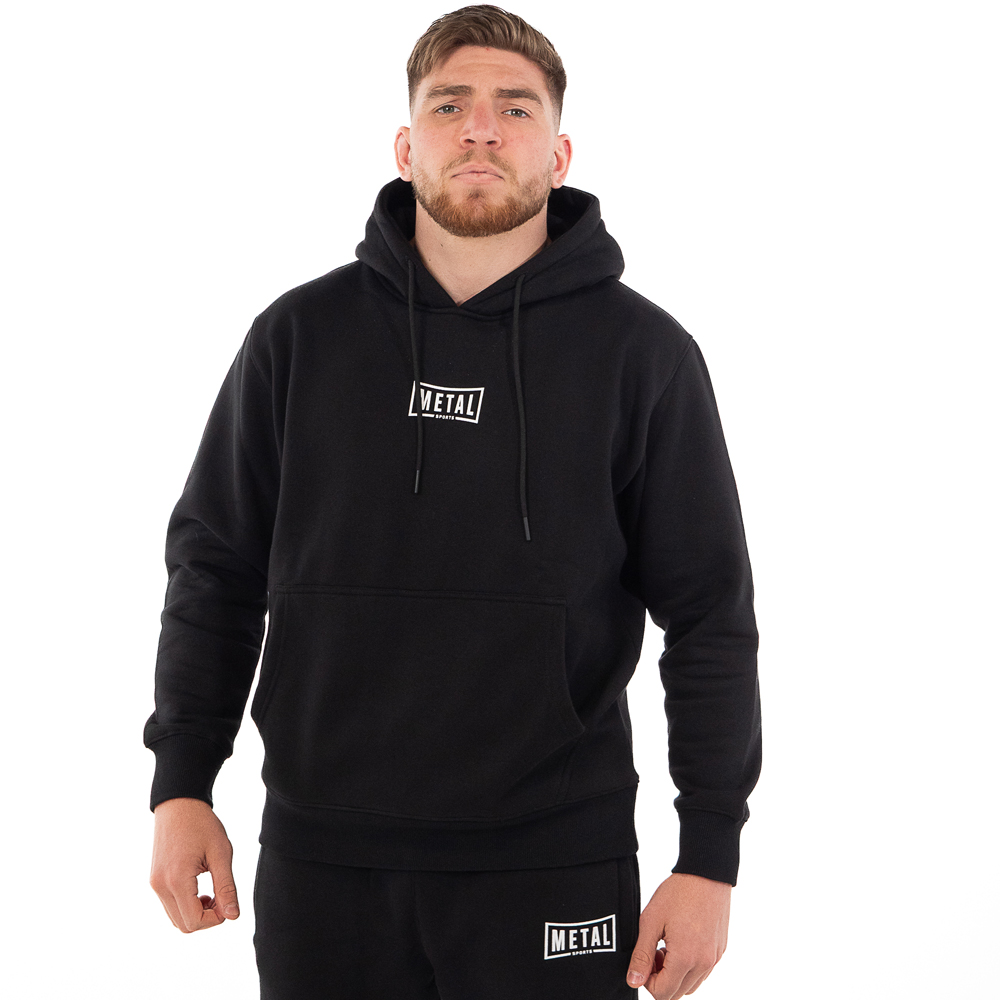sweat-capuche-noir-metal-boxe-msh301-n