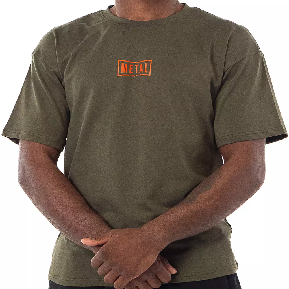 t-shirt-metal-boxe-coton-msts301kaki