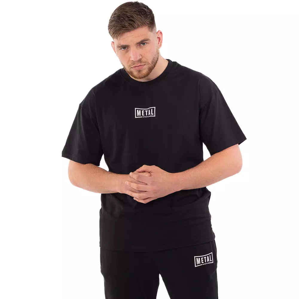 t-shirt-metal-boxe-msts301-noir