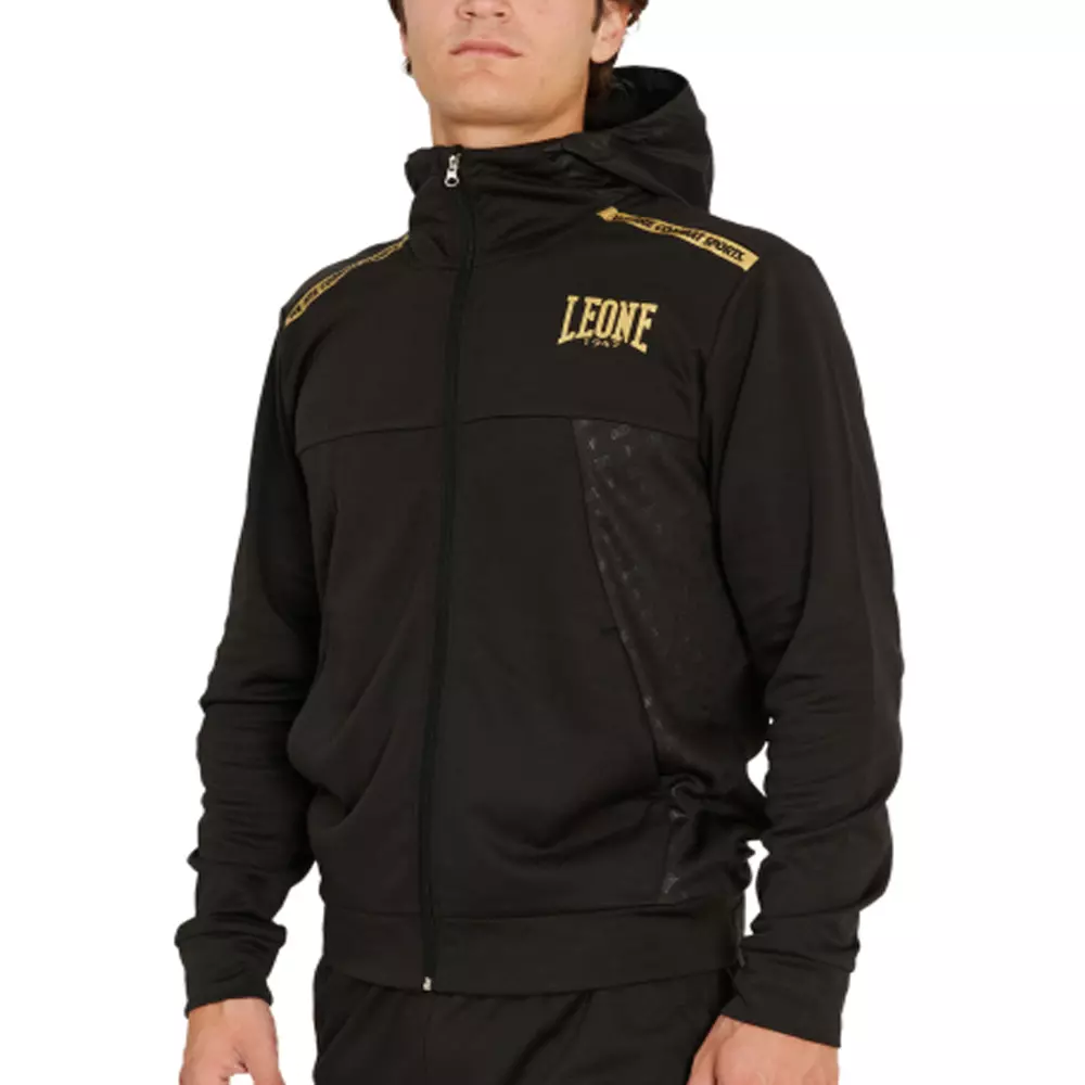 Sweat à capuche Leone DNA Noir