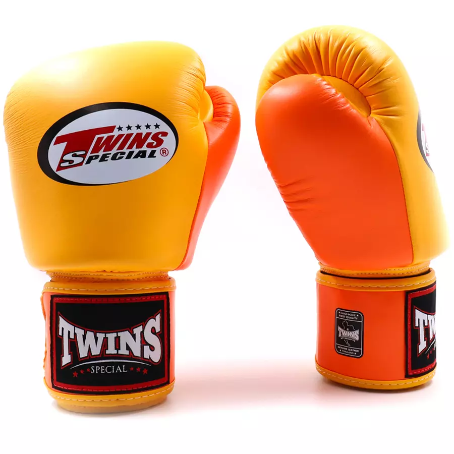 Gants de boxe Twins Orange et Jaune