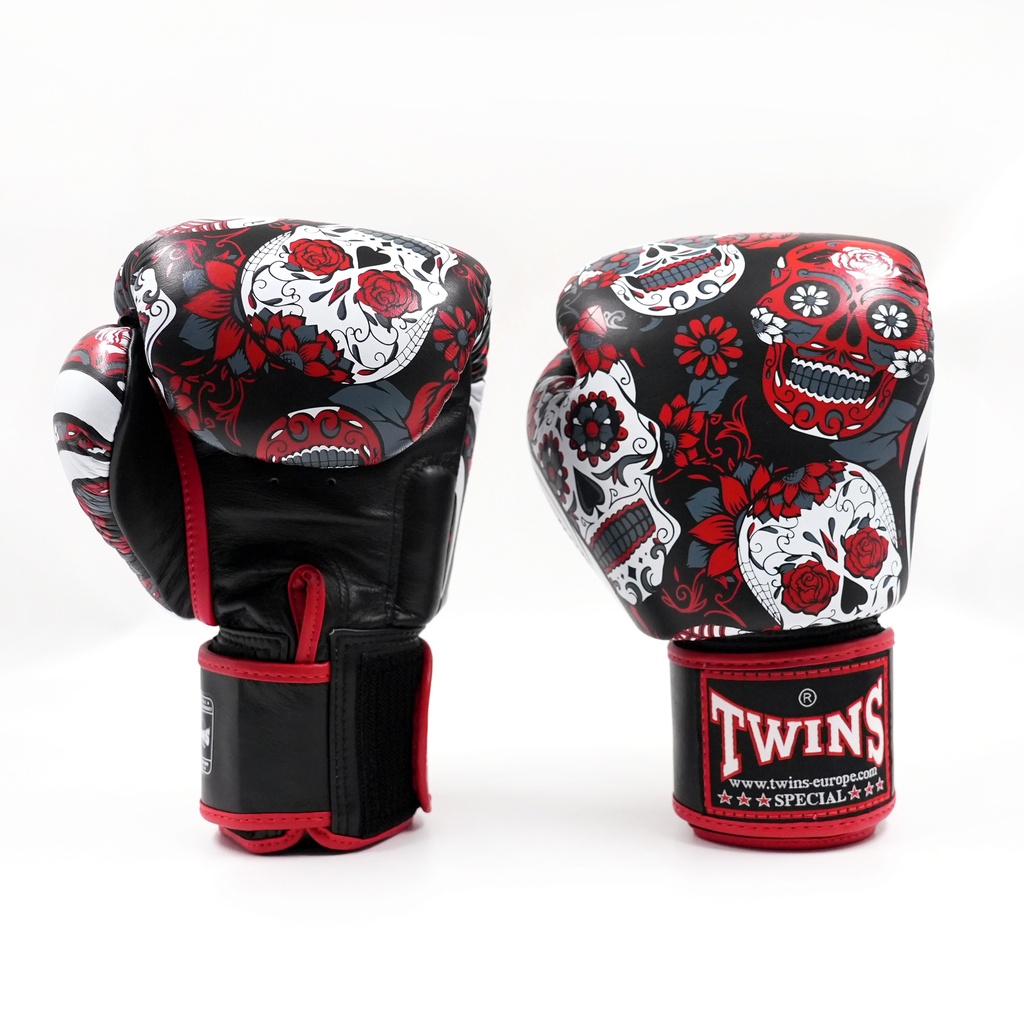 gants-boxe-twins-skull-rouge