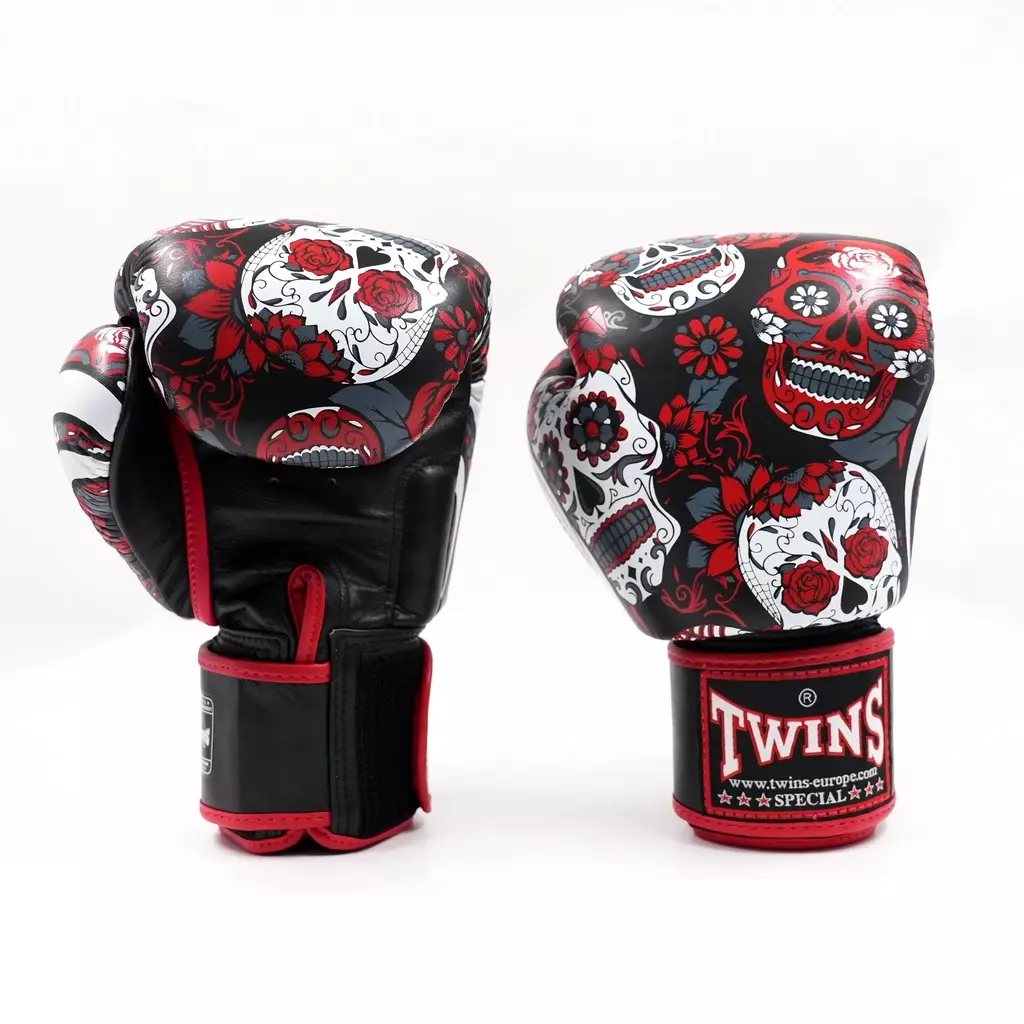 gants-boxe-twins-skull-rouge