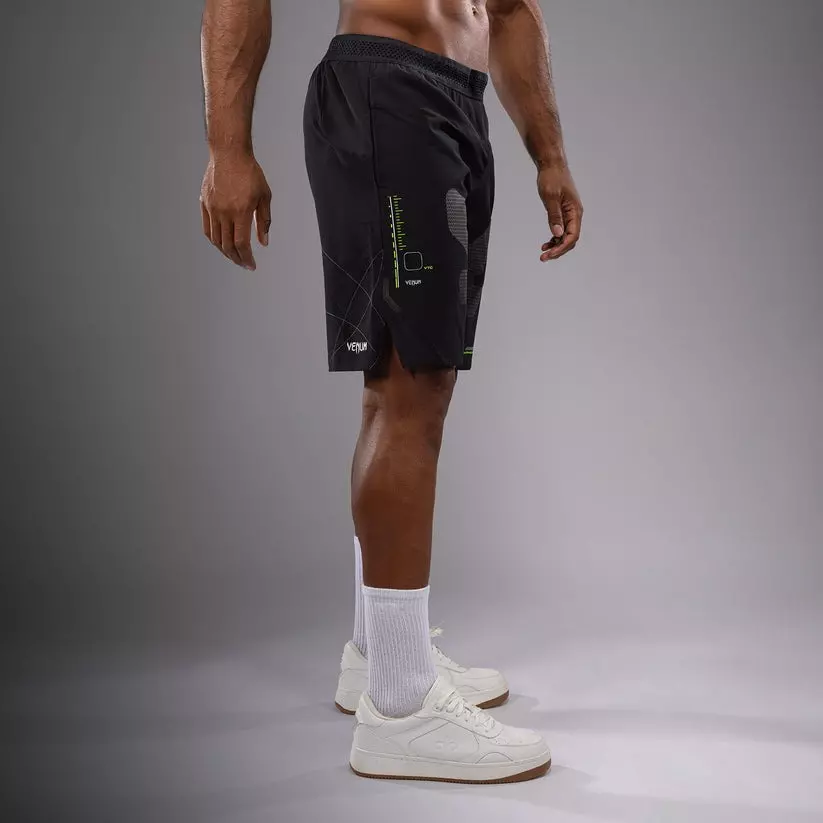 short-dentrainement-training-camp-venum-noir-vert-fluo