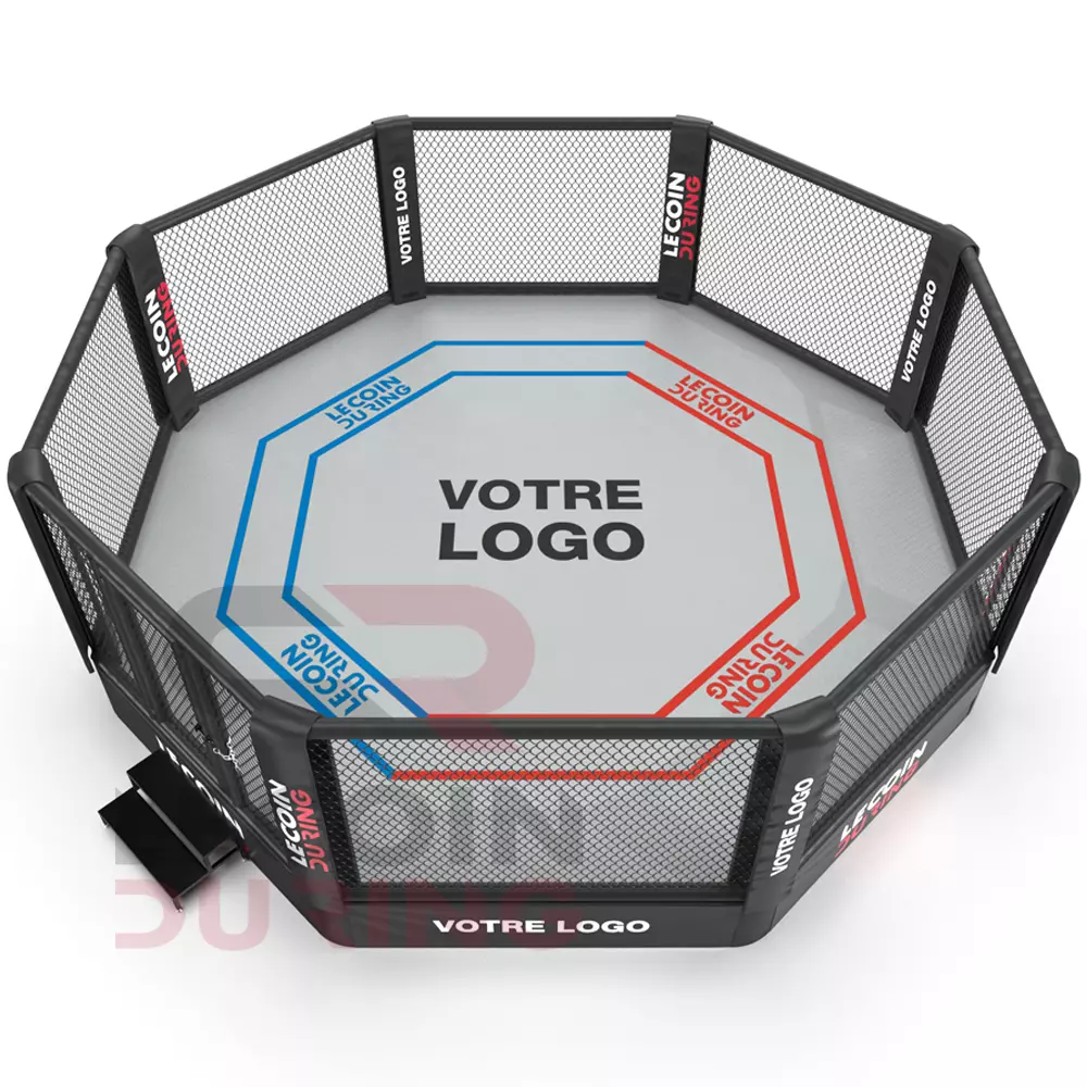 Cage MMA sur podium