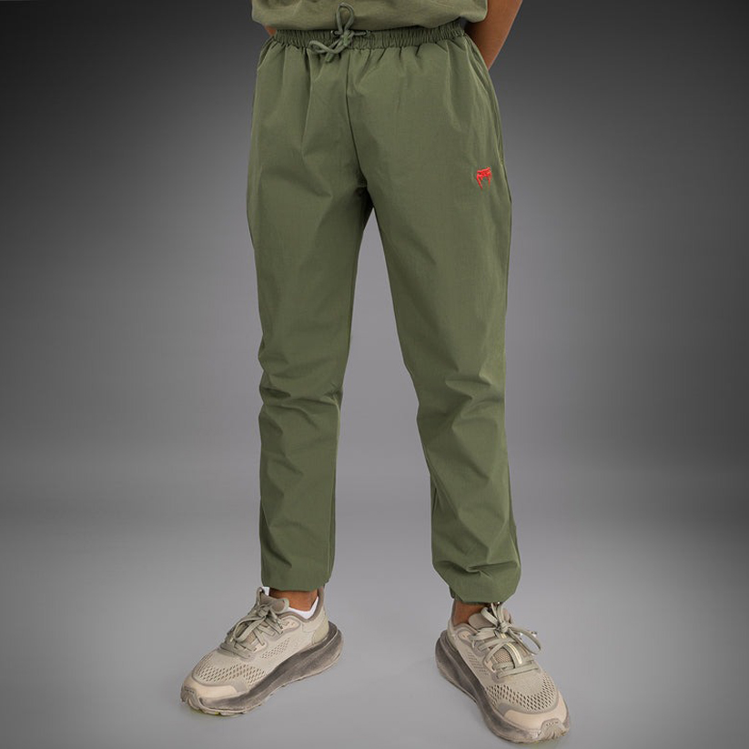 pantalon-de-survetement-enfant-venum-vectra-vert-miltaire-orange