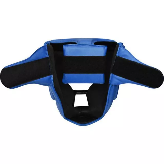 casque-boxe-rdx-grille-combox-bleu