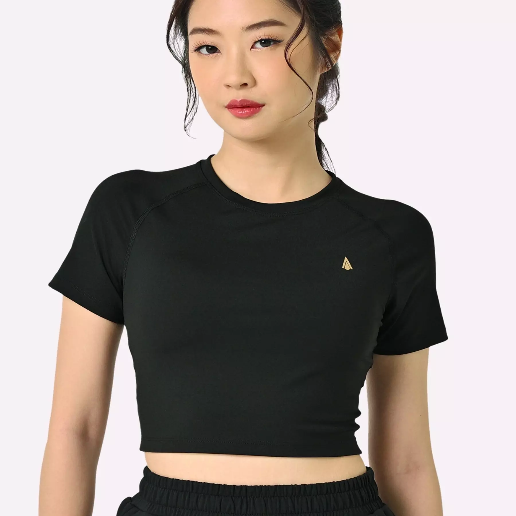 Crop top manches courtes Athena Fightwear