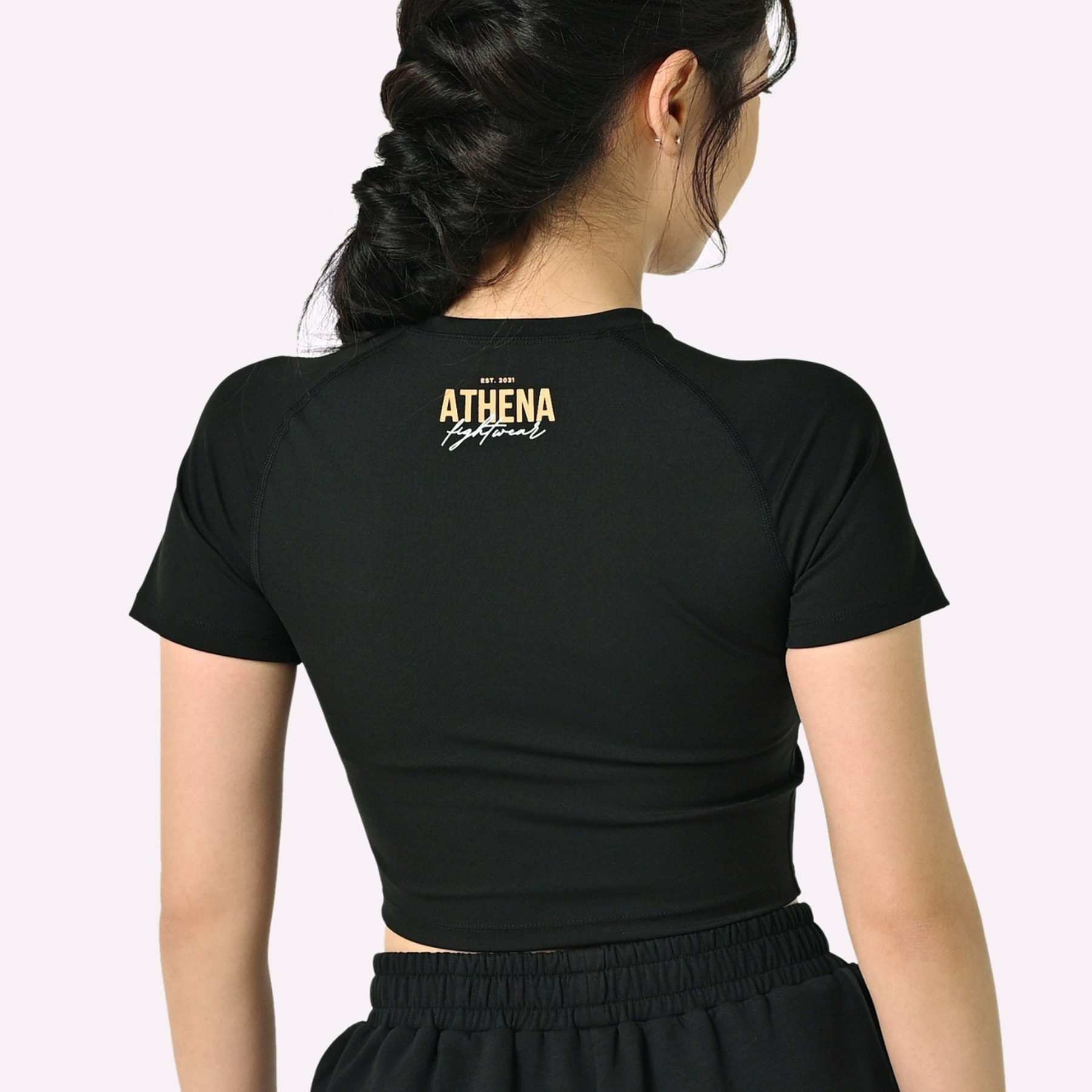 croc-top-manches-courtes-athena-noir