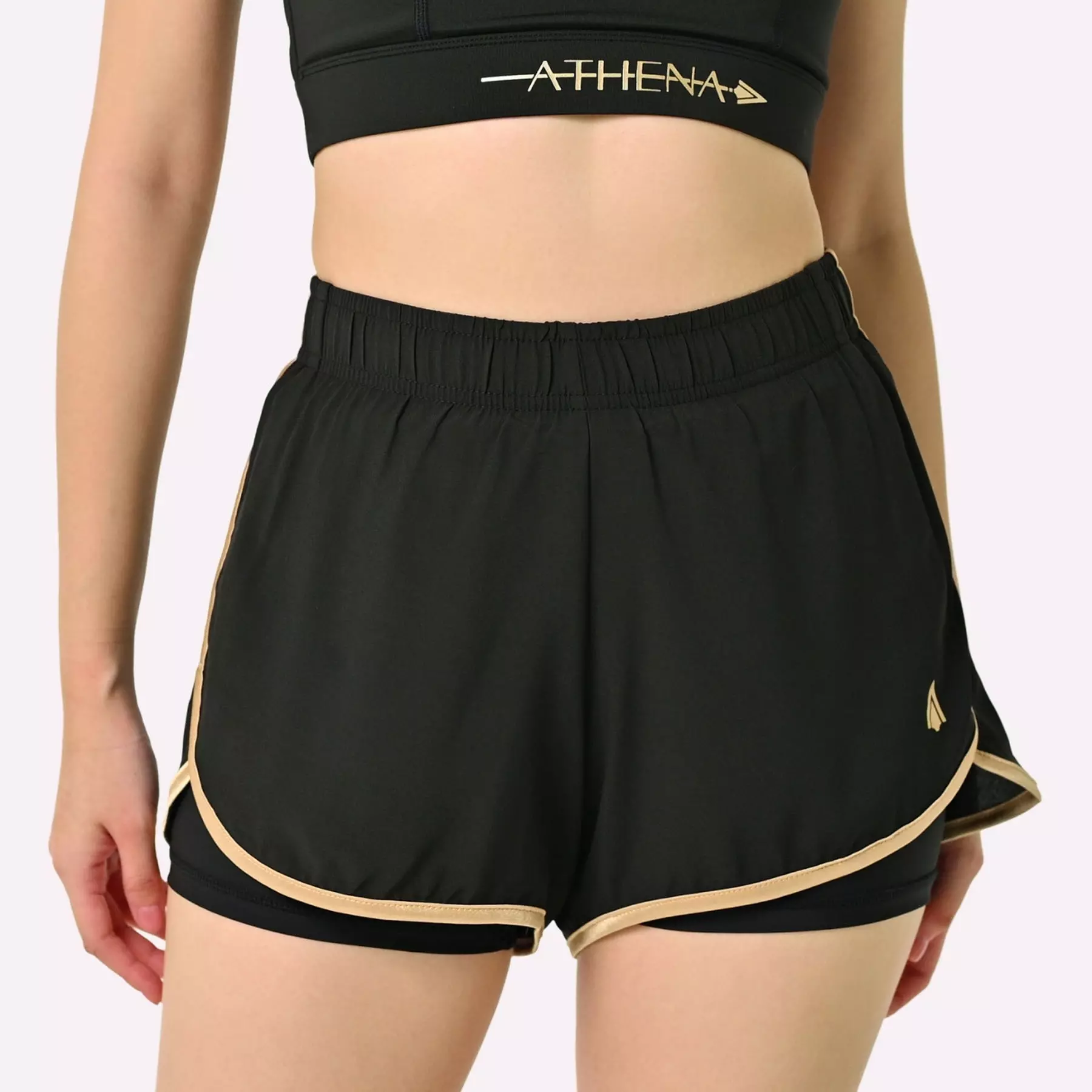 Short pour femme Athena Fightwear - Basics Noir