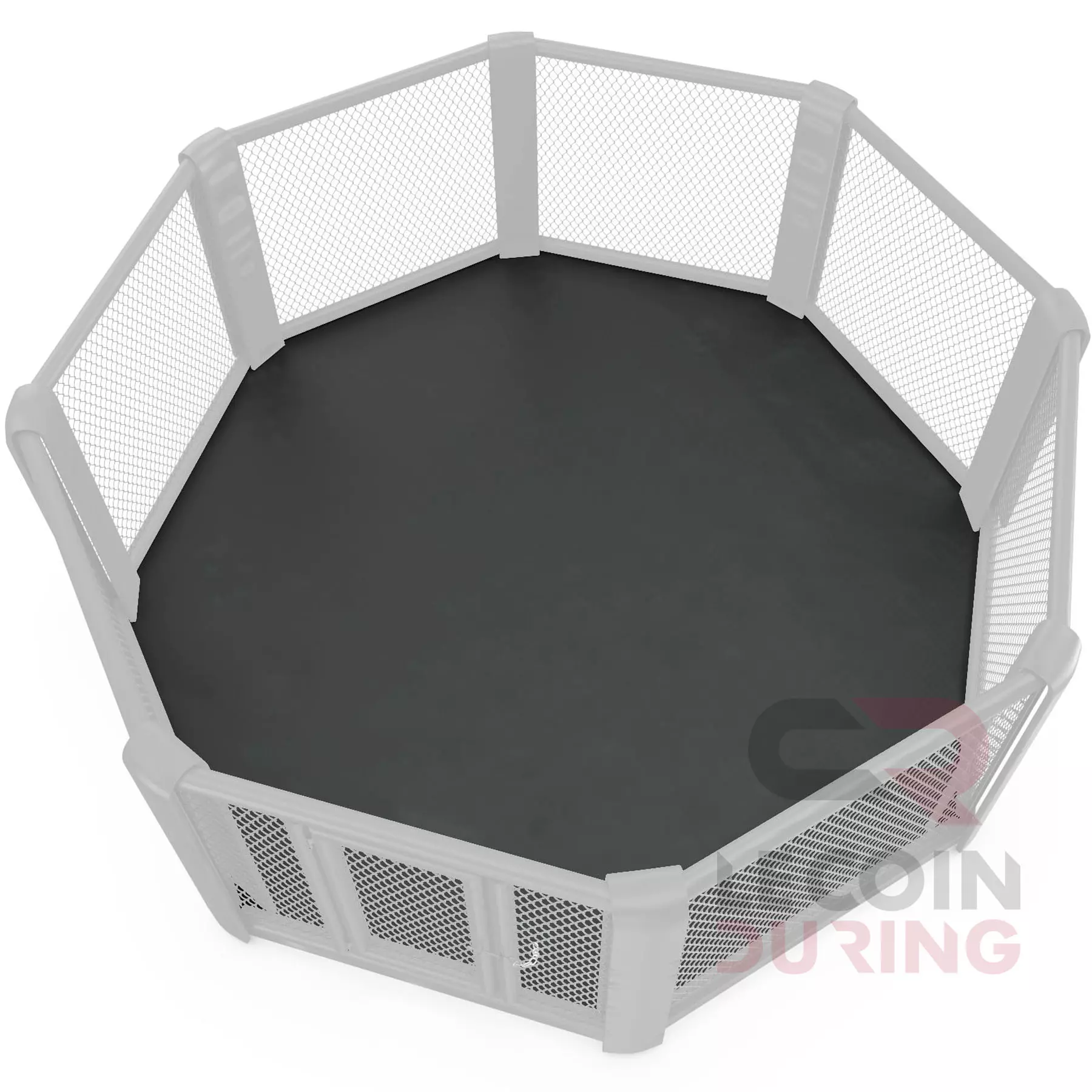Bâche octogone pour cage MMA
