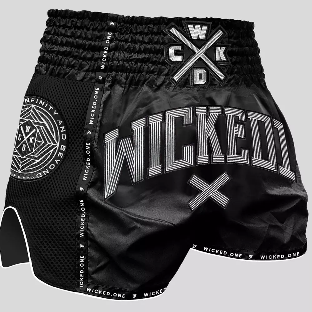 Short de boxe Thaï Wicked One Cross line