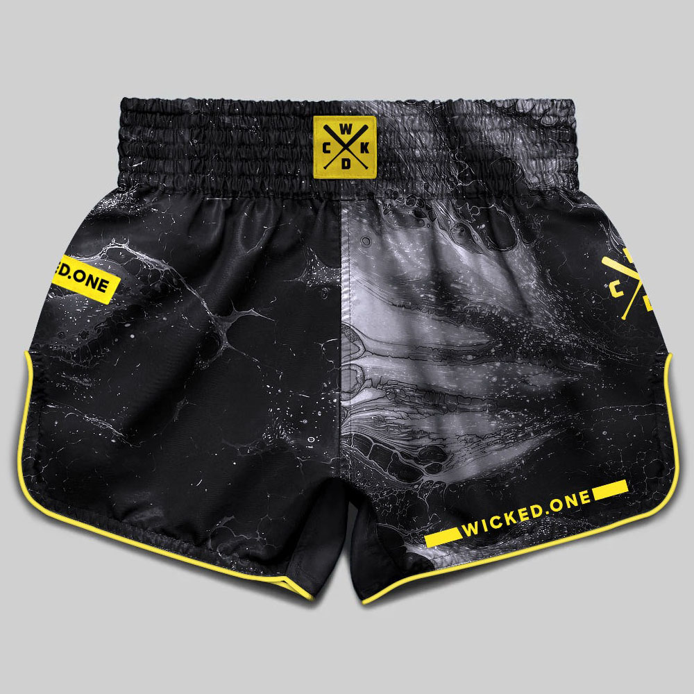 short-boxe-thai-wicked-one-stuff-noir-jaune