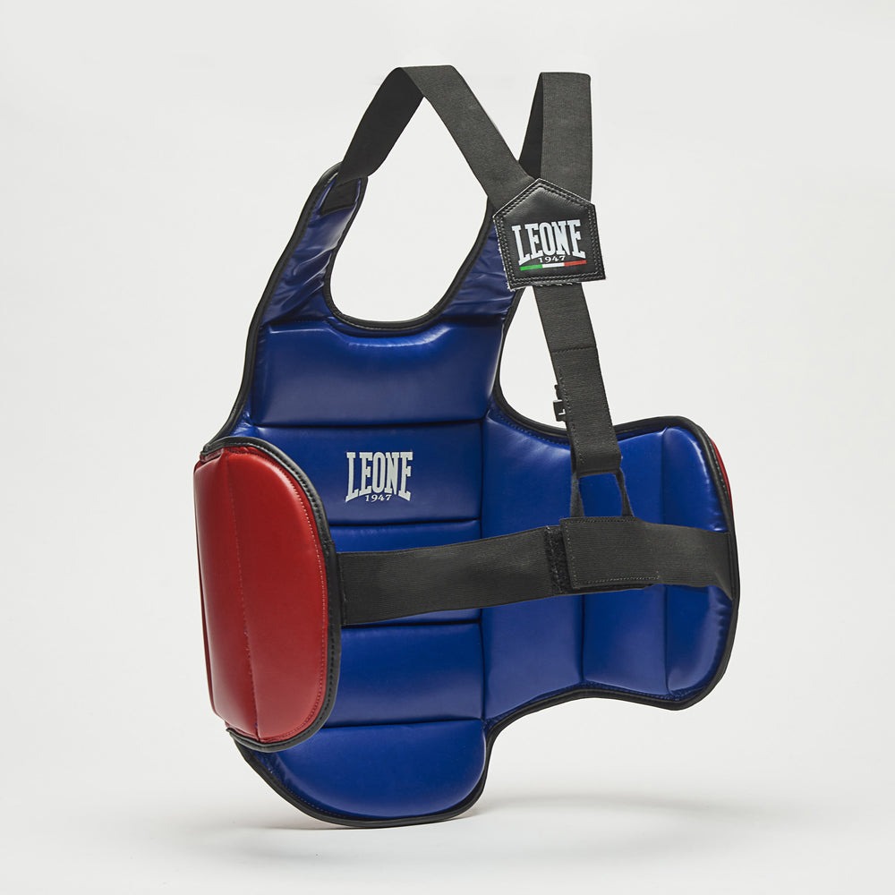 plastron-reversible-leone-bleu-et-rouge
