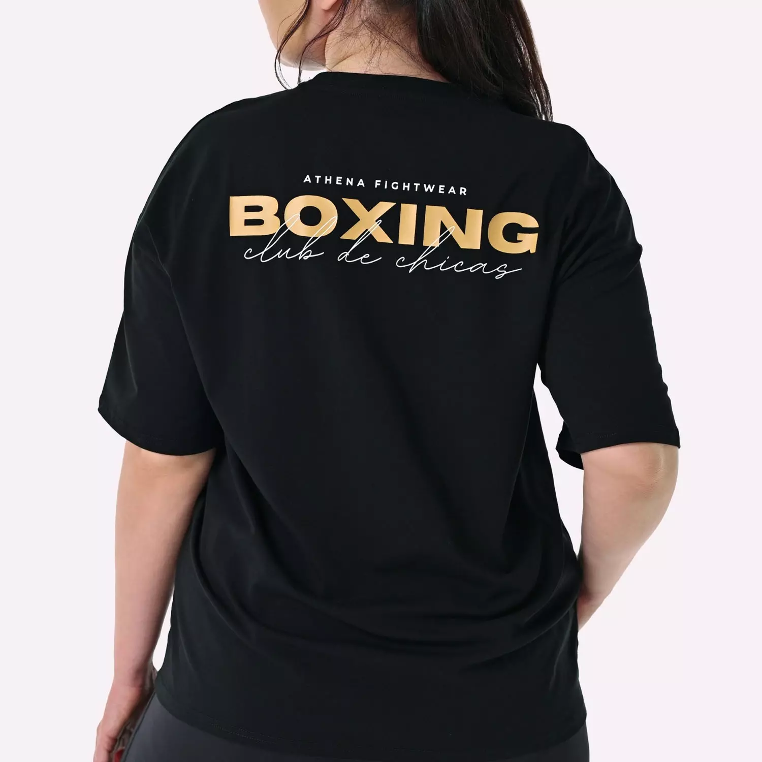 T-shirt Noir femme Athena Fighwear - Boxeadoras