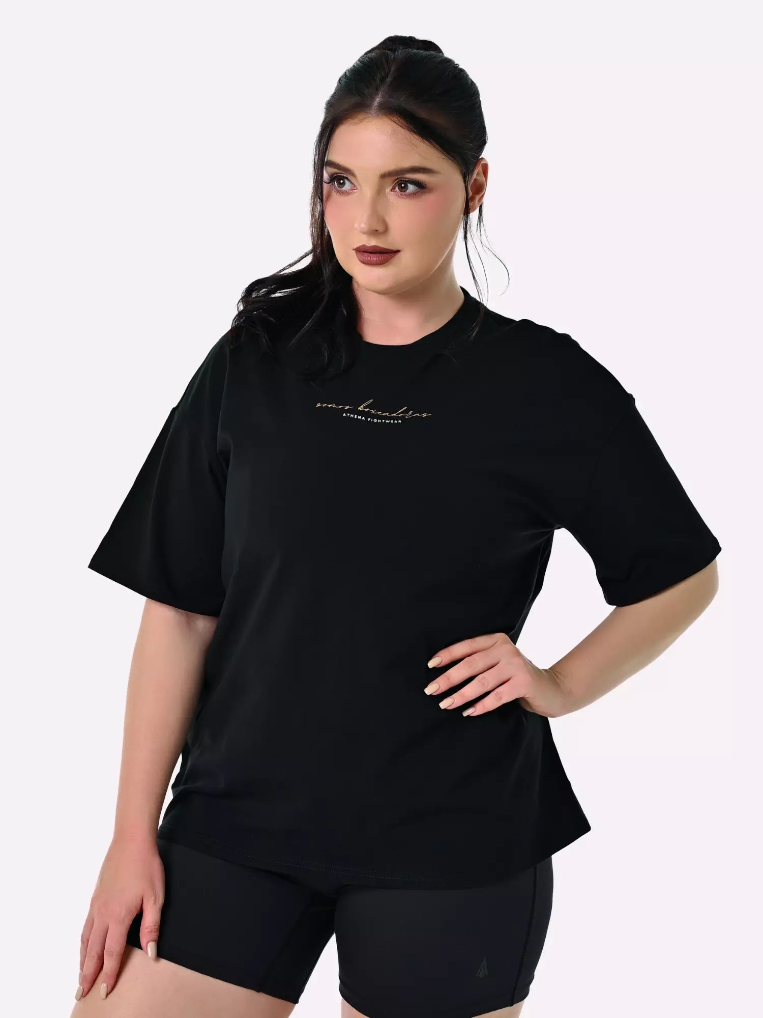 t-shirt-noir-athena-oversize-boxeadoras