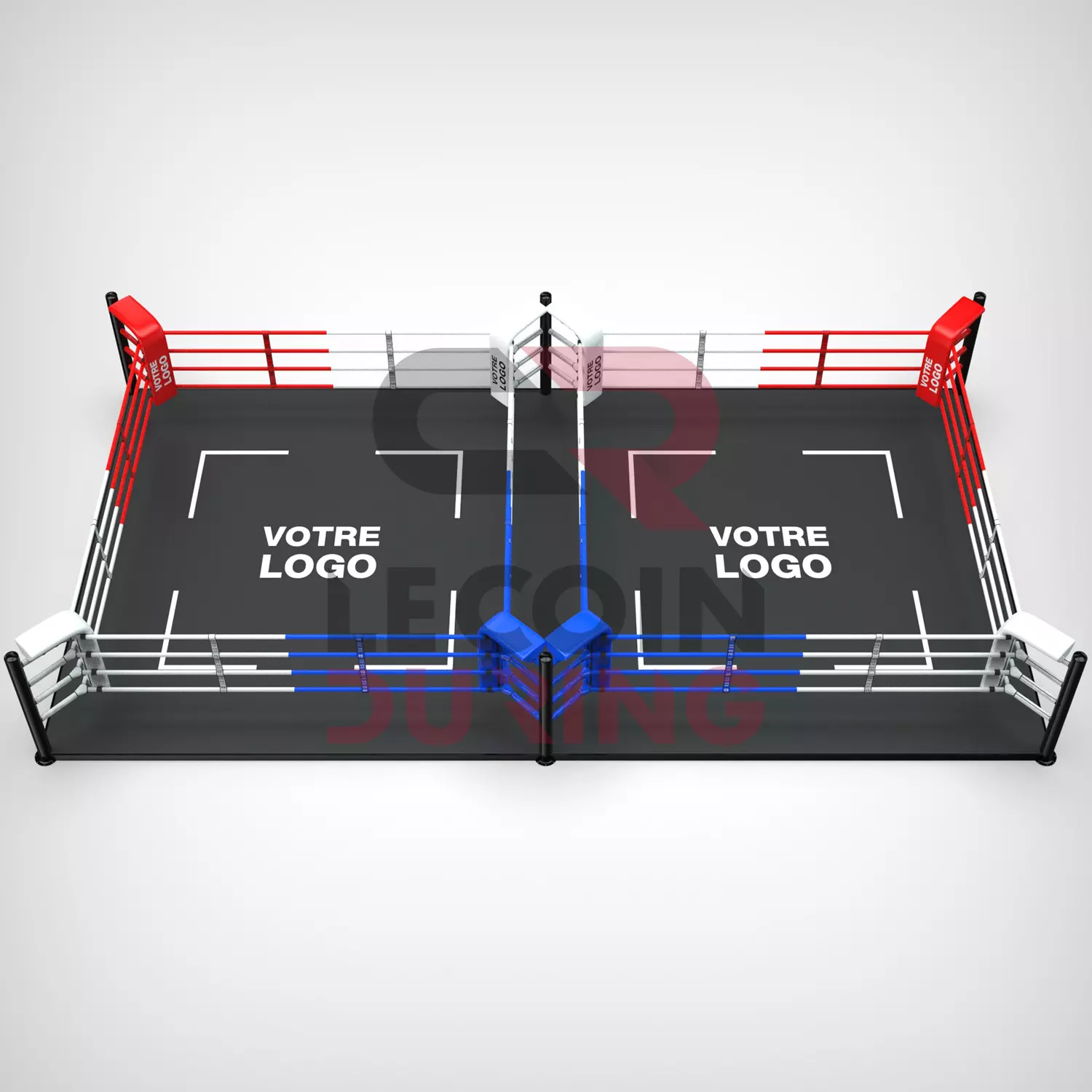 Ring de boxe double