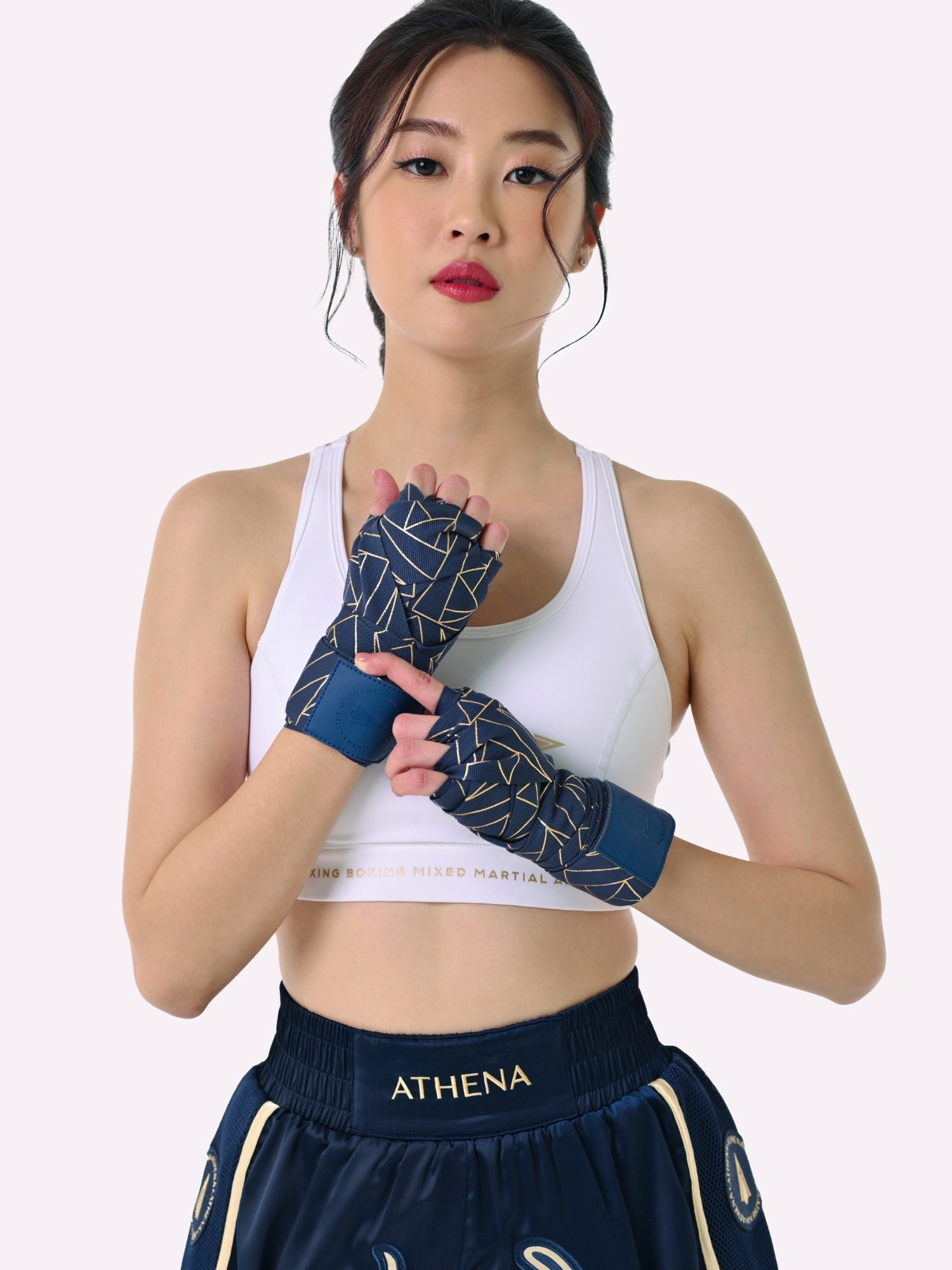 bandes-de-boxe-athena-fightwear-bleue