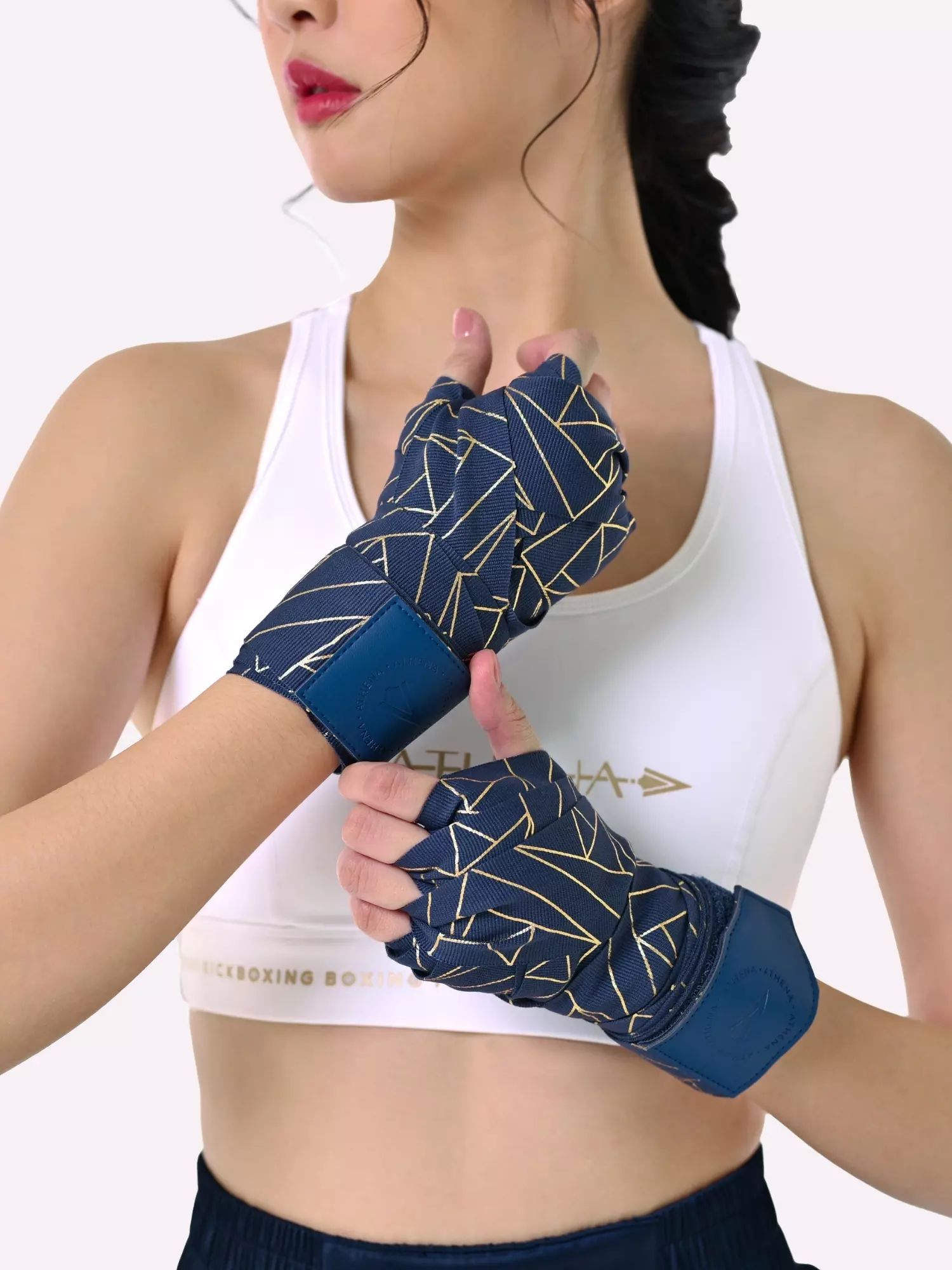 bandes-de-boxe-athena-fightwear-bleues