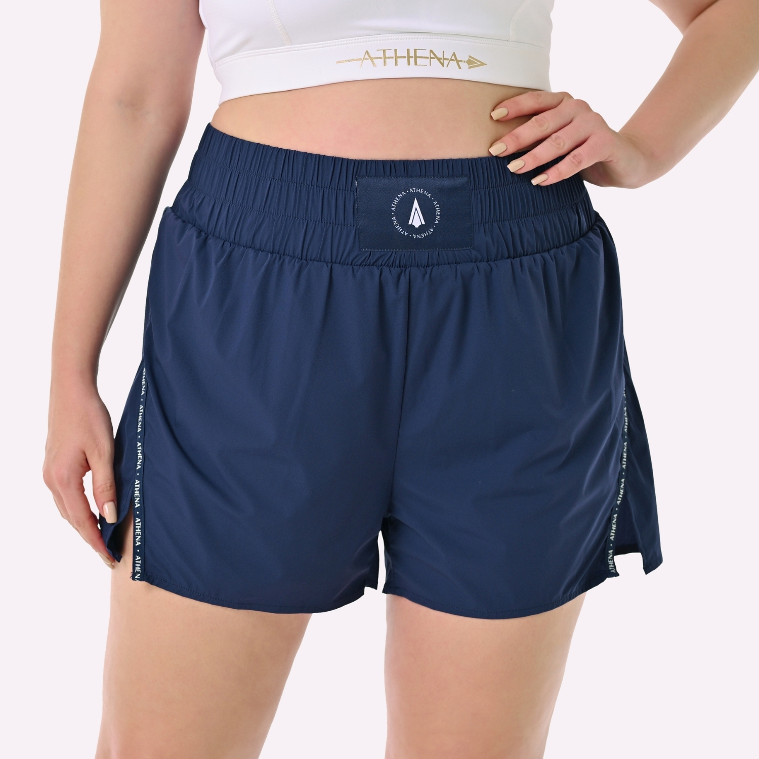 short-femme-athena-fightwear-theia-navy