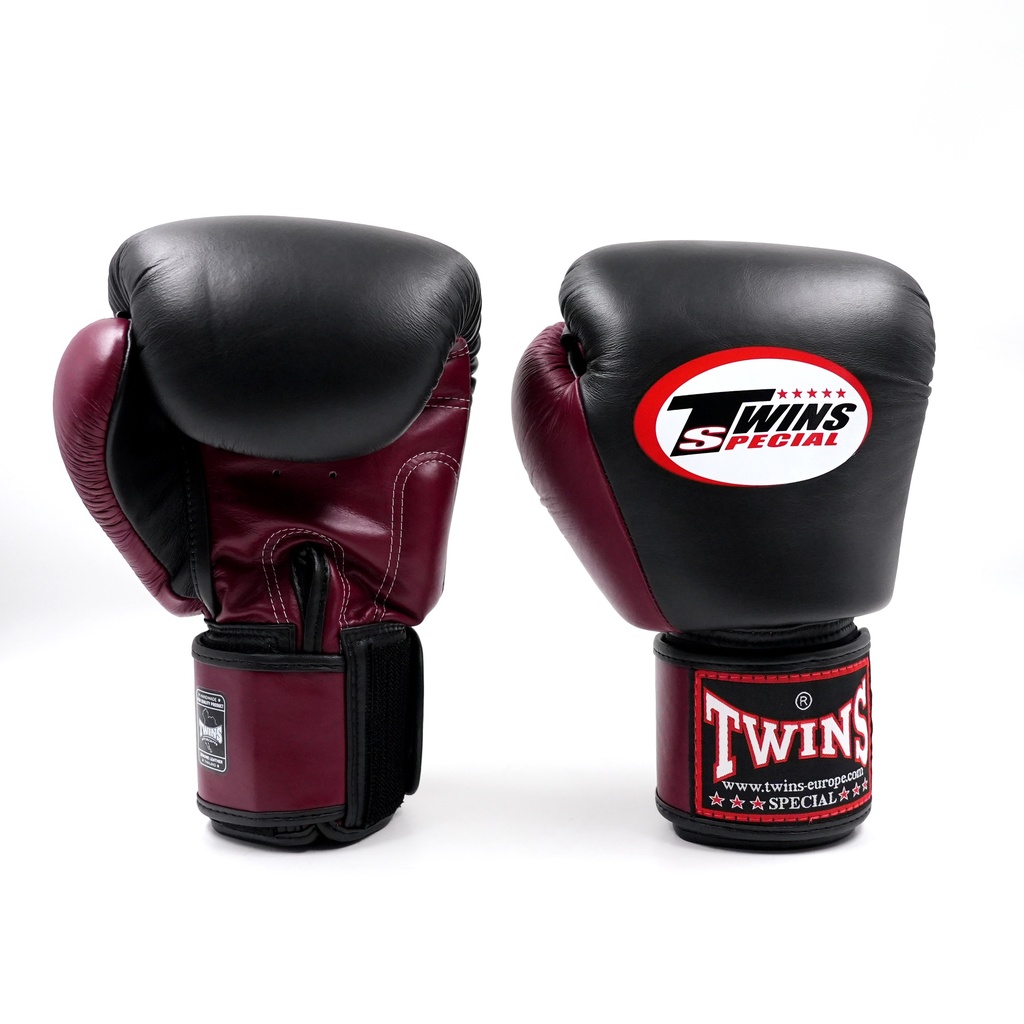 gant-boxe-twins-blanc-rouge