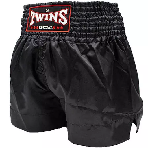 Short de Boxe Thaï Twins Noir