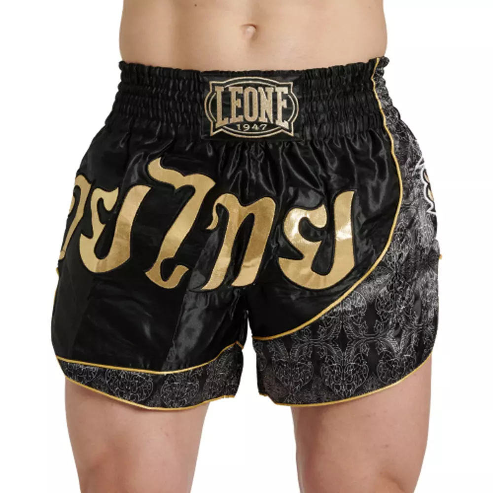 Short de boxe Thaï Leone Élite - Noir