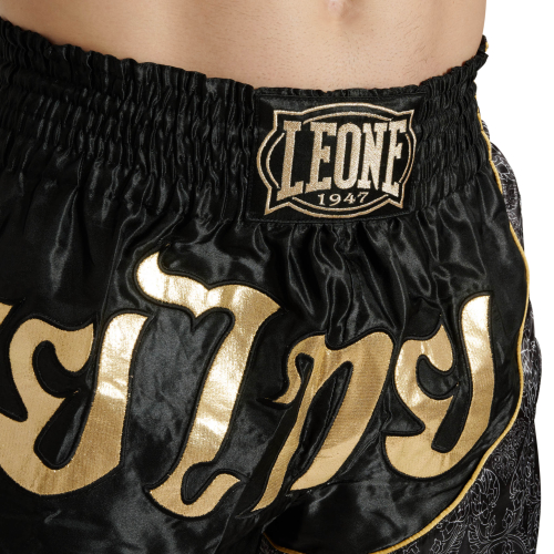 short-boxe-thai-elite-leone-noir