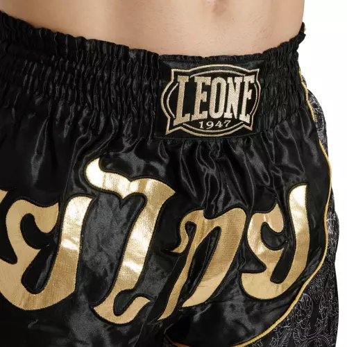 short-boxe-thai-elite-leone-noir