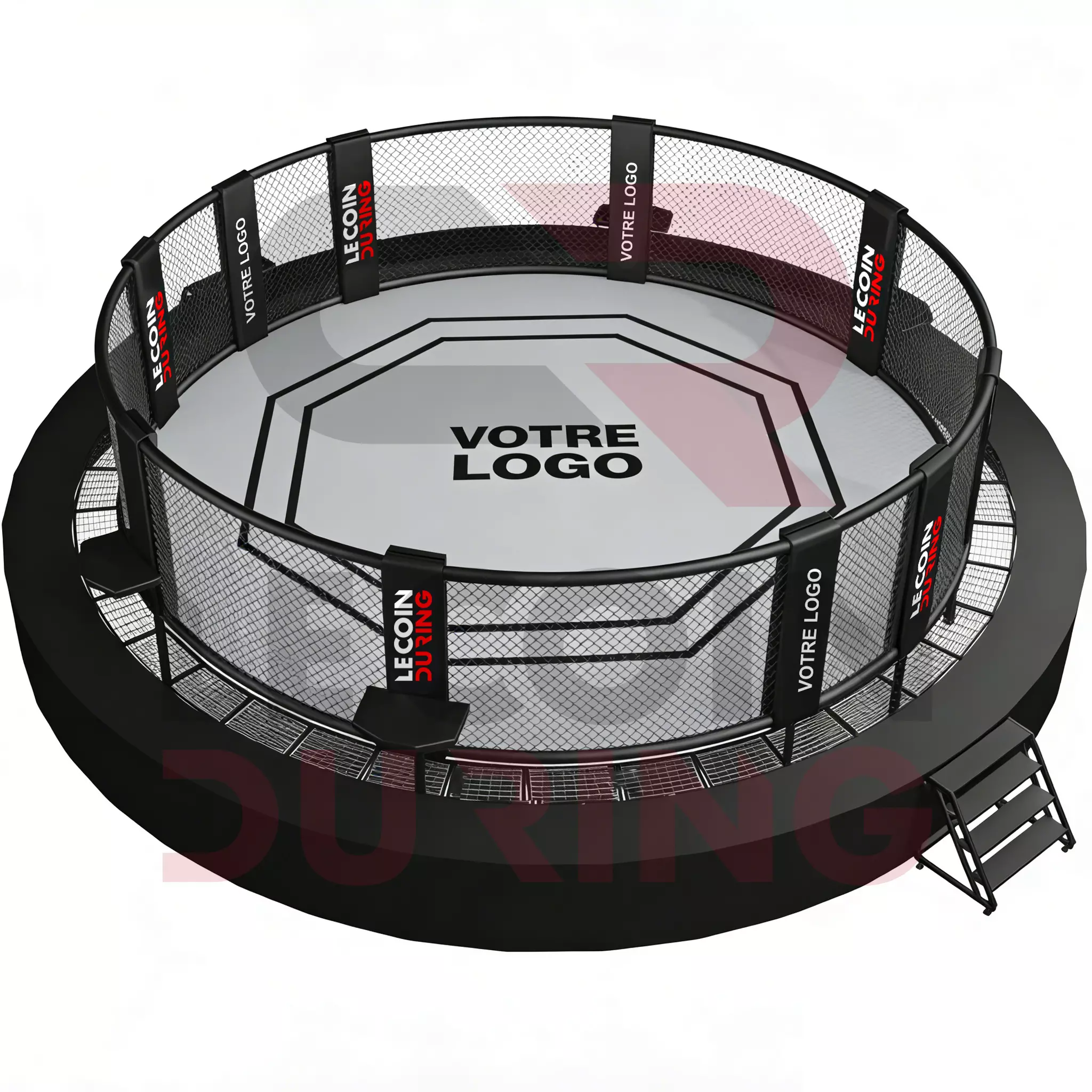 Cage de MMA arrondie