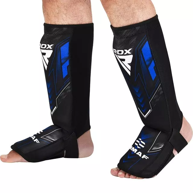 protege-tibia-boxe-rdx-immaf-neoprene-bleu