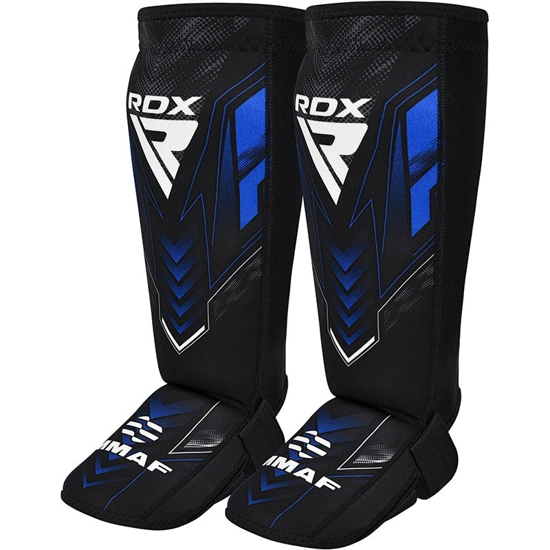 protege-tibia-boxe--mma-rdx-immaf-neoprene-bleu