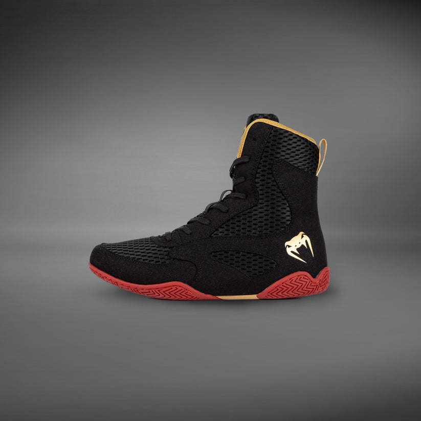 chaussures-de-boxe-venum-contender-noir-or-rouge