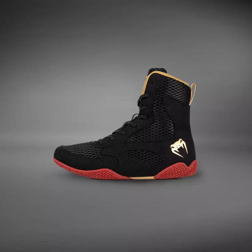 chaussures-de-boxe-venum-contender-noir-or-rouge