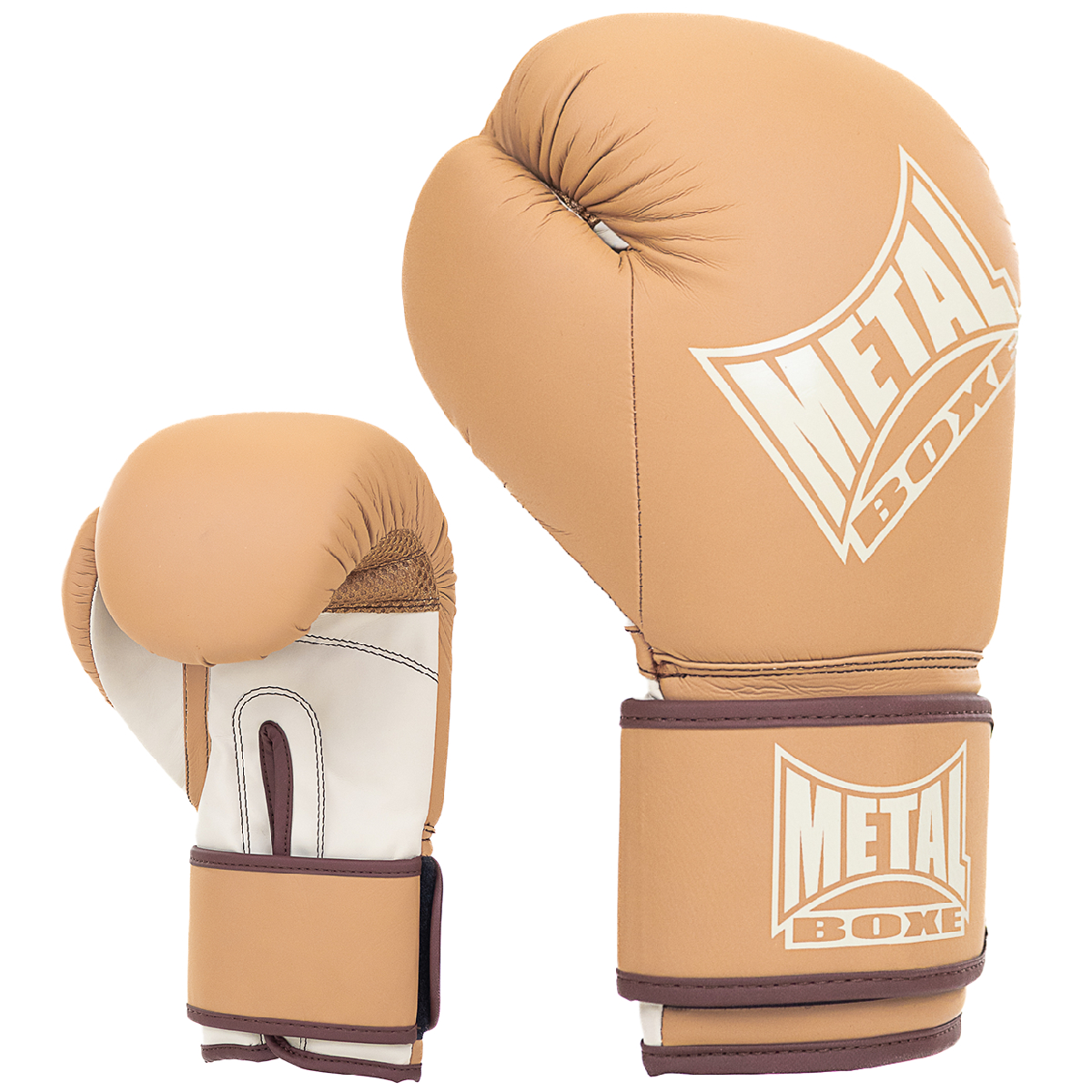 gants-de-boxe-mb200-marron-clair-metal-boxe-mb200ch