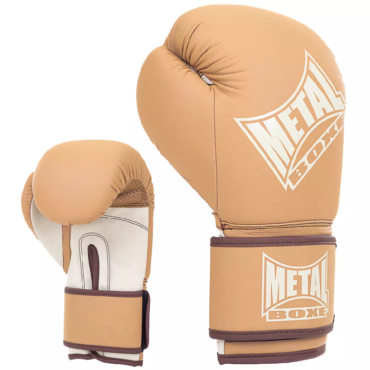 gants-de-boxe-mb200-marron-clair-metal-boxe-mb200ch