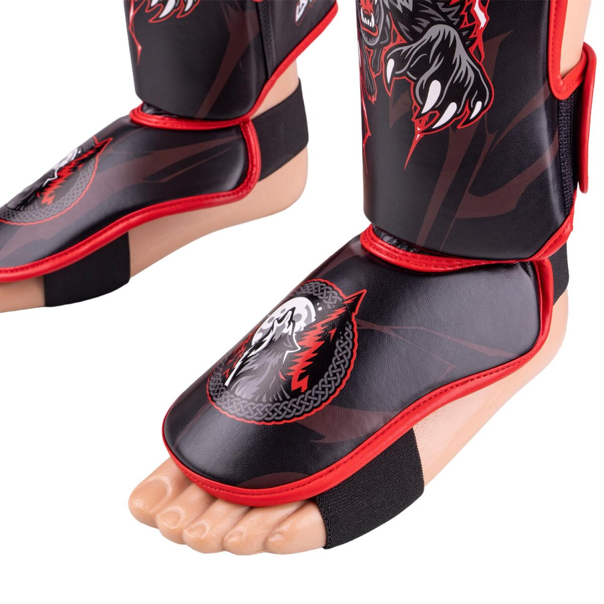 protege-tibia-8-weapons-enfant-noir-rouge-2