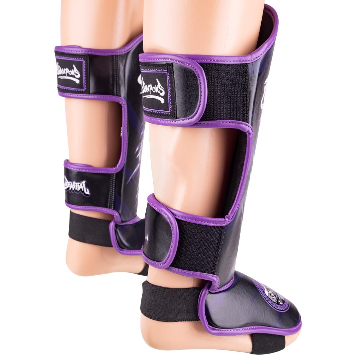 protege-tibia-pied-8-weapons-enfant-noir-violet-1