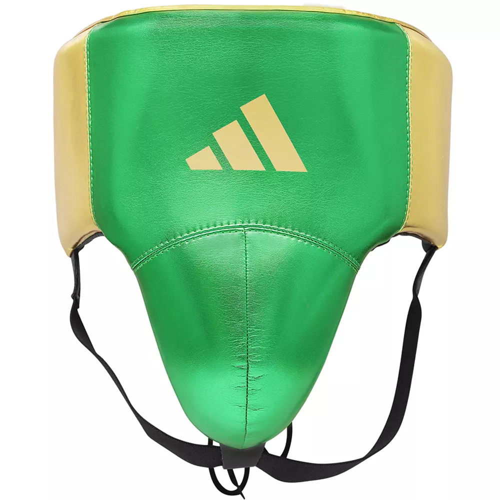 Coquille pro boxe Anglaise Adidas - Vert et Or