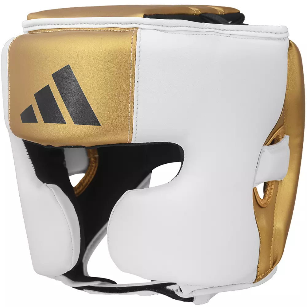 Casque de boxe Adidas Speed Pro Blanc - Or