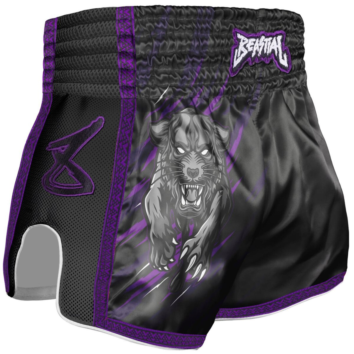 short-de-boxe-8weapons-enfant-beatial-panther-noir-violet
