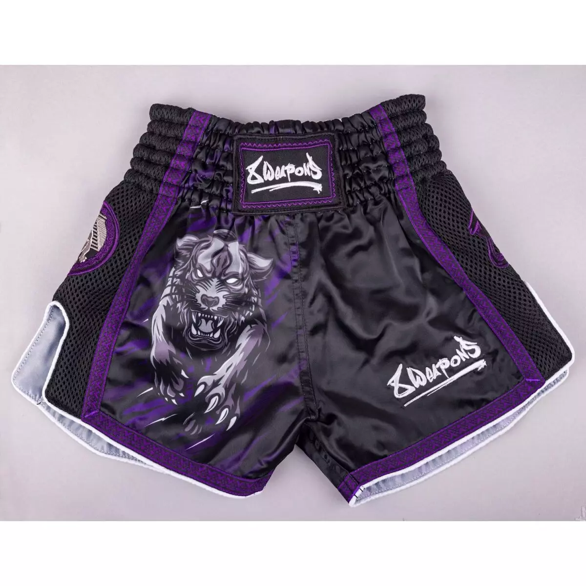 short-de-boxe-8-weapons-enfant-noir-violet