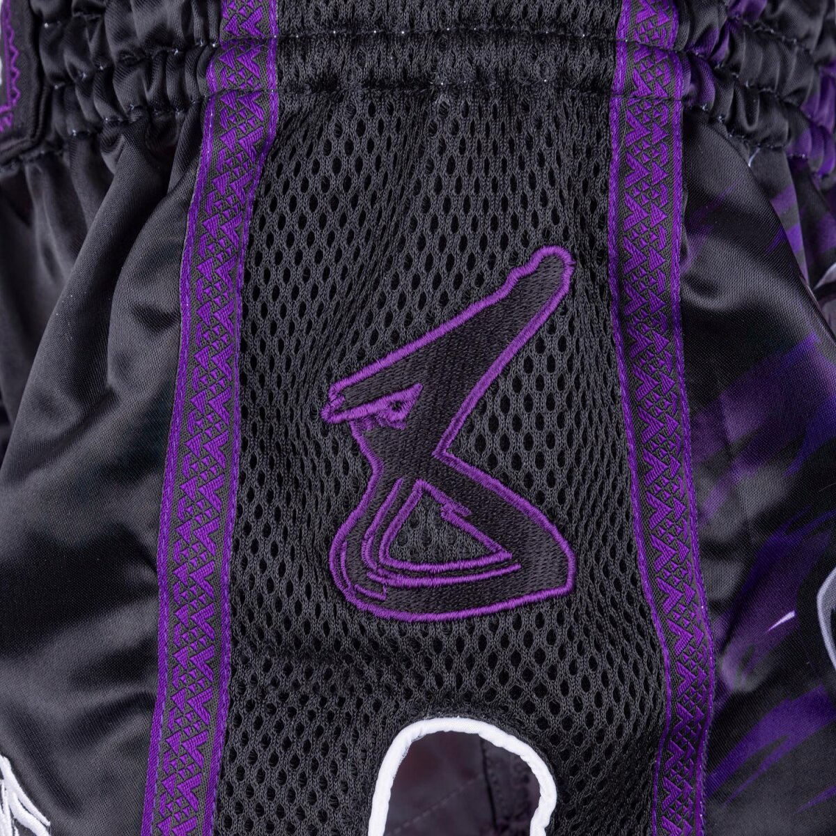 short-de-boxe-8-weapons-enfant-beatial-panther-noir-violet