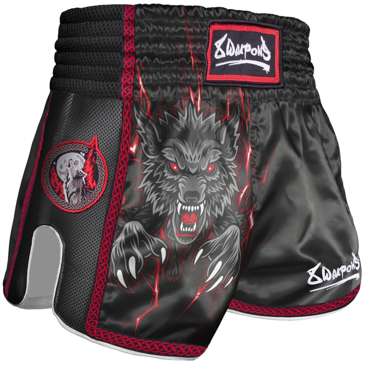 short-boxe-8weapons-enfant-beatial-wolf-noir-rouge