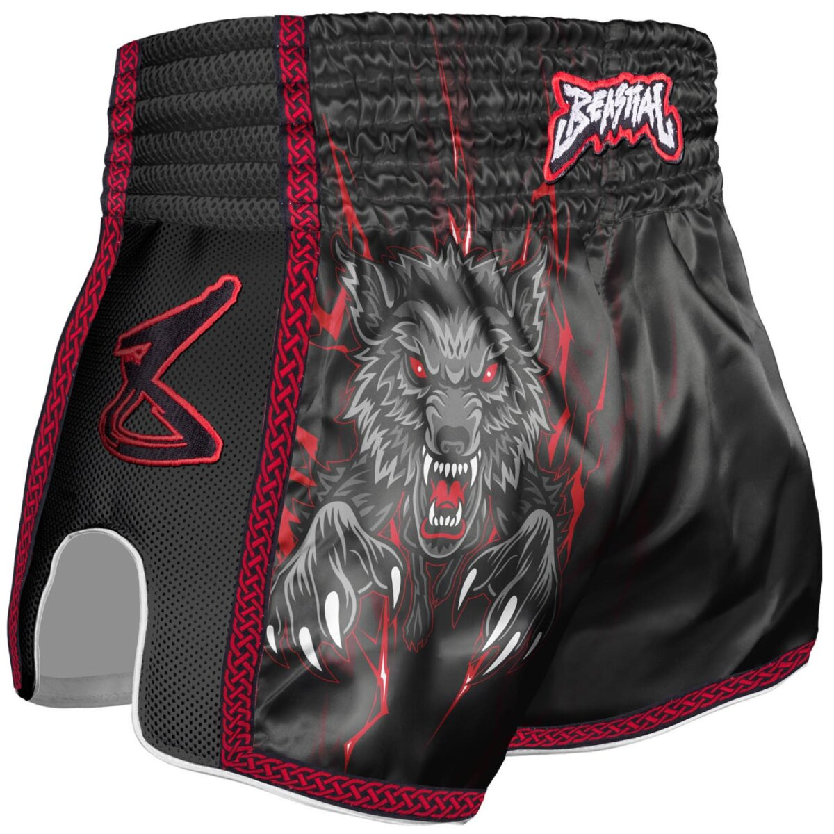 short-boxe-8-weapons-enfant-beatial-wolf-noir-rouge