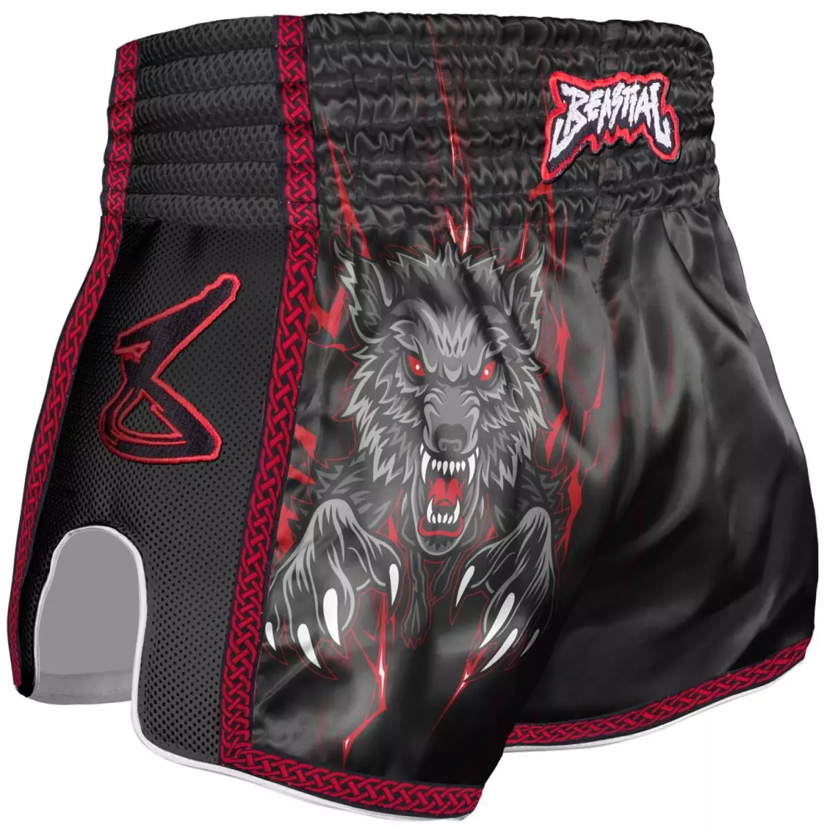 short-boxe-8-weapons-enfant-beatial-wolf-noir-rouge