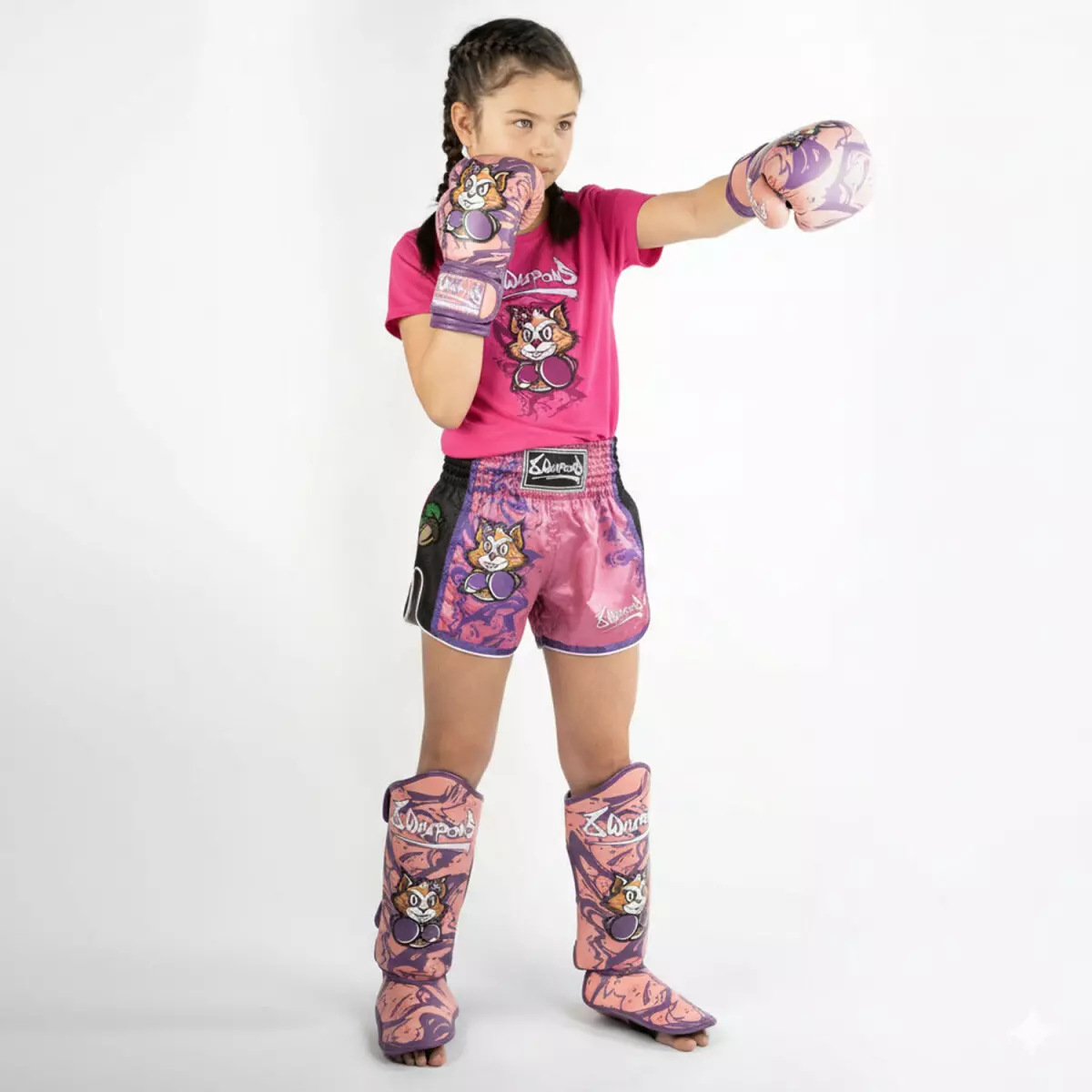 8-weapons-t-shirt-enfant-rose