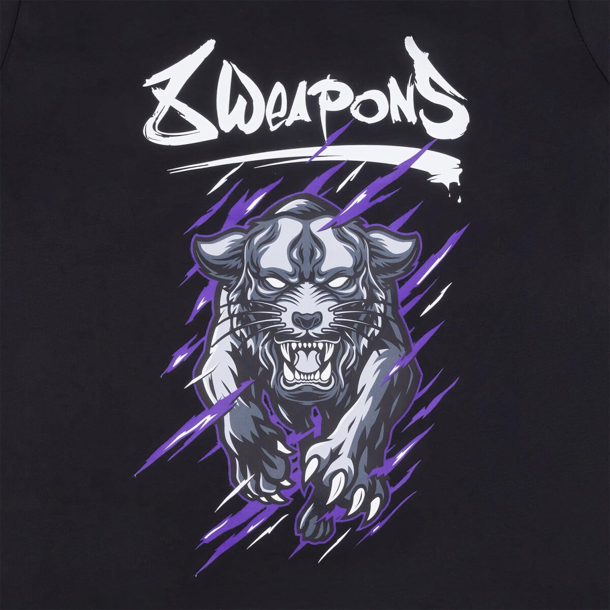 8-weapons-t-shirt-enfant-bestial-panther-noir-violet