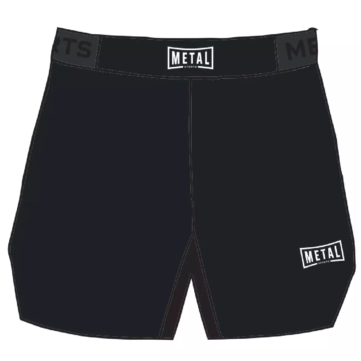 Short de MMA pour enfants Metal boxe